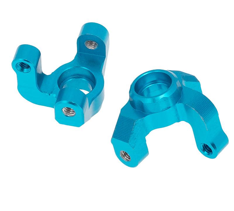 PowerHobby LOSI 1/18 Mini-T 2.0 Aluminum Front Knuckles MiniT Blue - PowerHobby