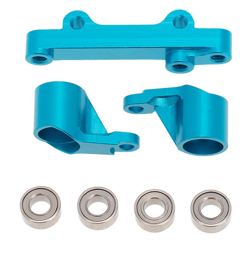 PowerHobby LOSI 1/18 Mini-T 2.0 Aluminum Steering Assembly MiniT Blue - PowerHobby