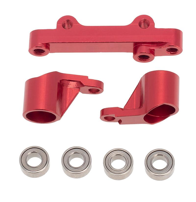 PowerHobby LOSI 1/18 Mini-T 2.0 Aluminum Steering Assembly MiniT Red - PowerHobby