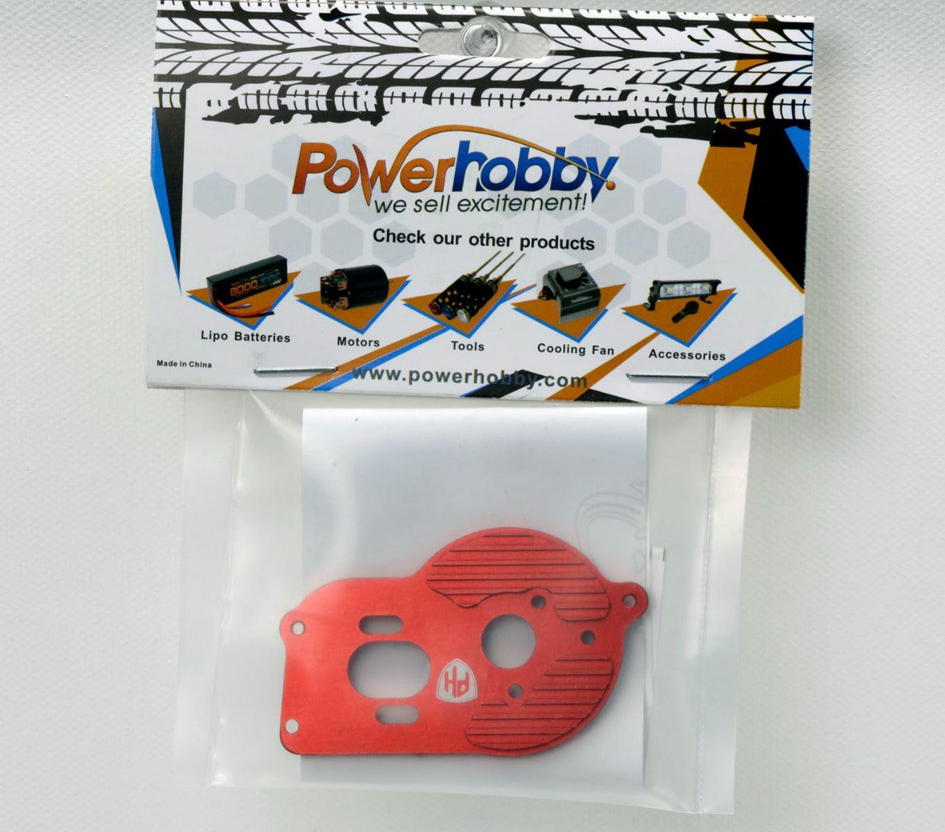 PowerHobby LOSI 1/18 Mini-T 2.0 Aluminum Motor Mount MiniT Red - PowerHobby