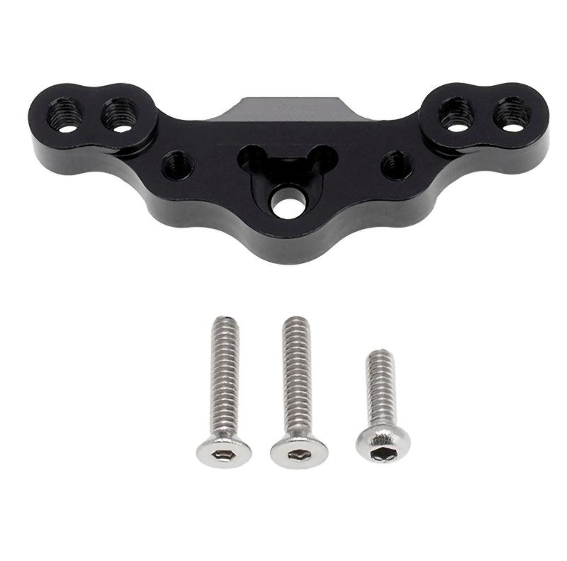 PowerHobby LOSI 1/18 Mini-T 2.0 Aluminum Front Upper Tie Rod Fixing Mount Black - PowerHobby