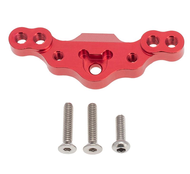 PowerHobby LOSI 1/18 Mini-T 2.0 Aluminum Front Upper Tie Rod Fixing Mount Red - PowerHobby