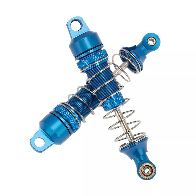 PowerHobby Losi Mini-T 2.0 Aluminum Front Rear Threaded Shocks MiniT Blue - PowerHobby