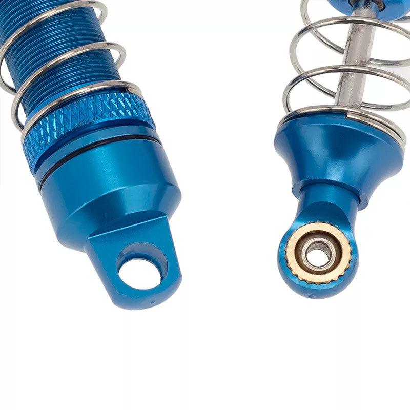 PowerHobby Losi Mini-T 2.0 Aluminum Front Rear Threaded Shocks MiniT Blue - PowerHobby