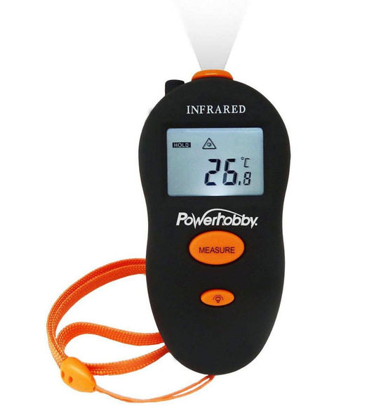 Powerhobby RC2 Digital Laser Infrared Temperature Thermometer / Temp Gun Gauge - PowerHobby