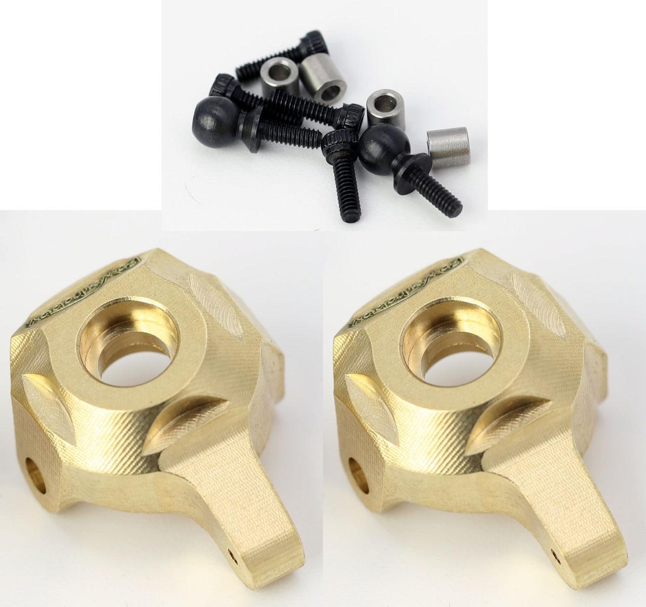 Powerhobby Brass Front Steering Knuckle Axial SCX24 - PowerHobby