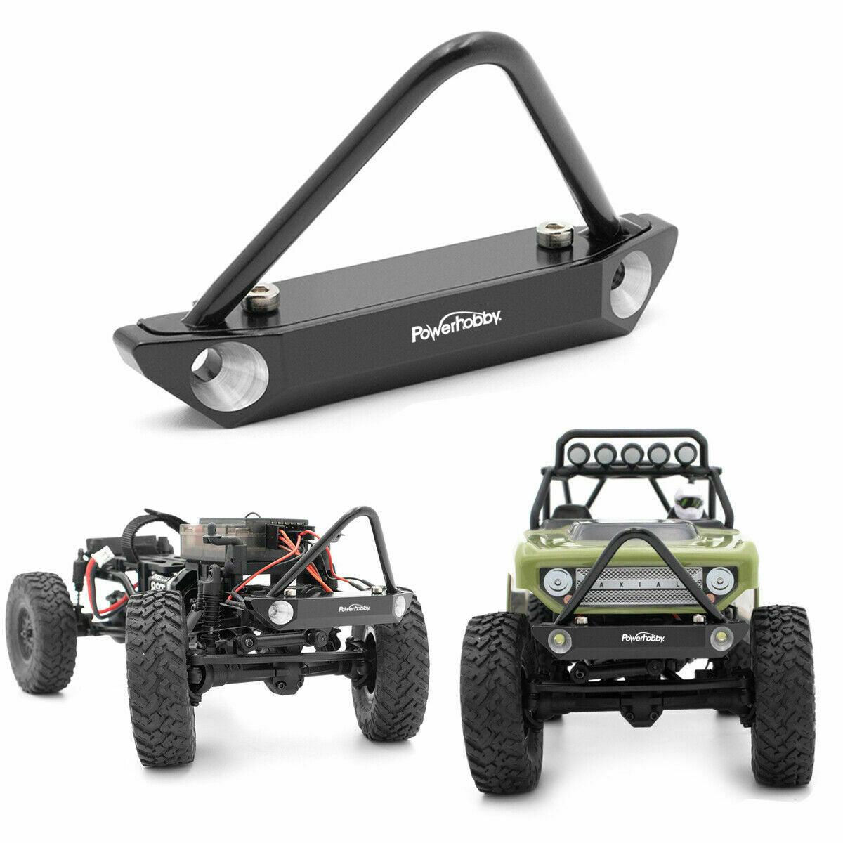 Powerhobby Axial SCX24 Deadbolt Jeep Aluminum Front Bumper - PowerHobby