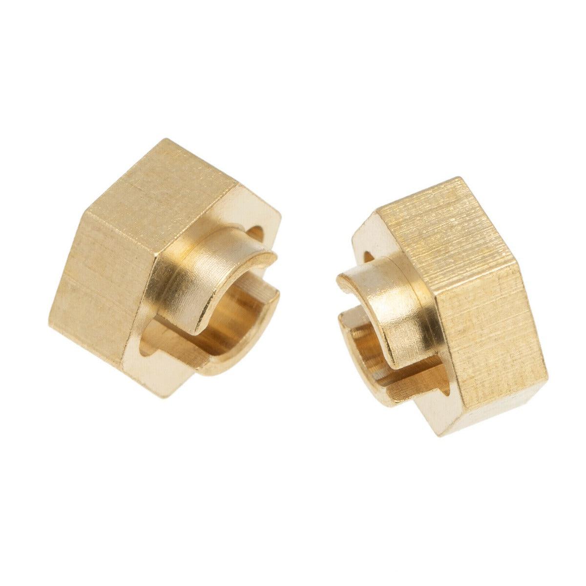 Powerhobby Axial SCX24 Brass 7mm Wheel Hex Hubs Jeep C10 Betty Deadbolt - PowerHobby