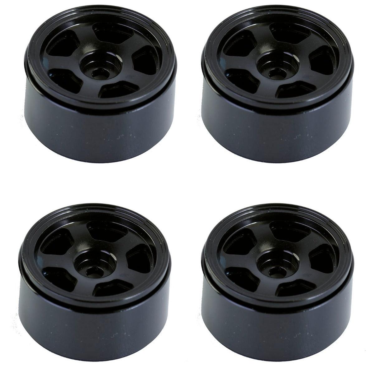 Axial SCX24 Jeep C10 B-17 1.0" Beadlock Aluminum 1/24 scale Crawler Wheel Rim - PowerHobby