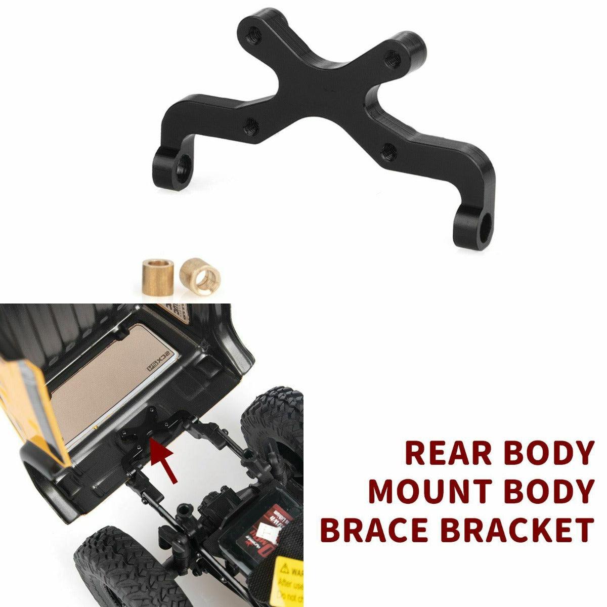 PowerHobby Axial SCX24 JUL Jeep Aluminum Rear Body Mount - PowerHobby