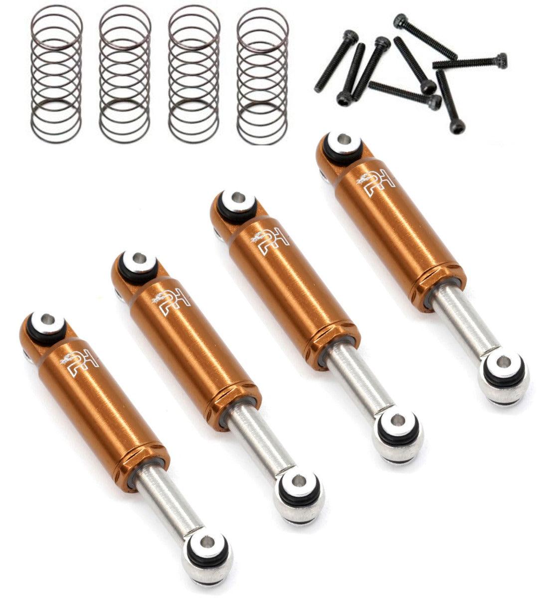 Powerhobby Bronze Aluminum Internal Spring Air Shocks Axial SCX24 C10 Jeep Betty - PowerHobby