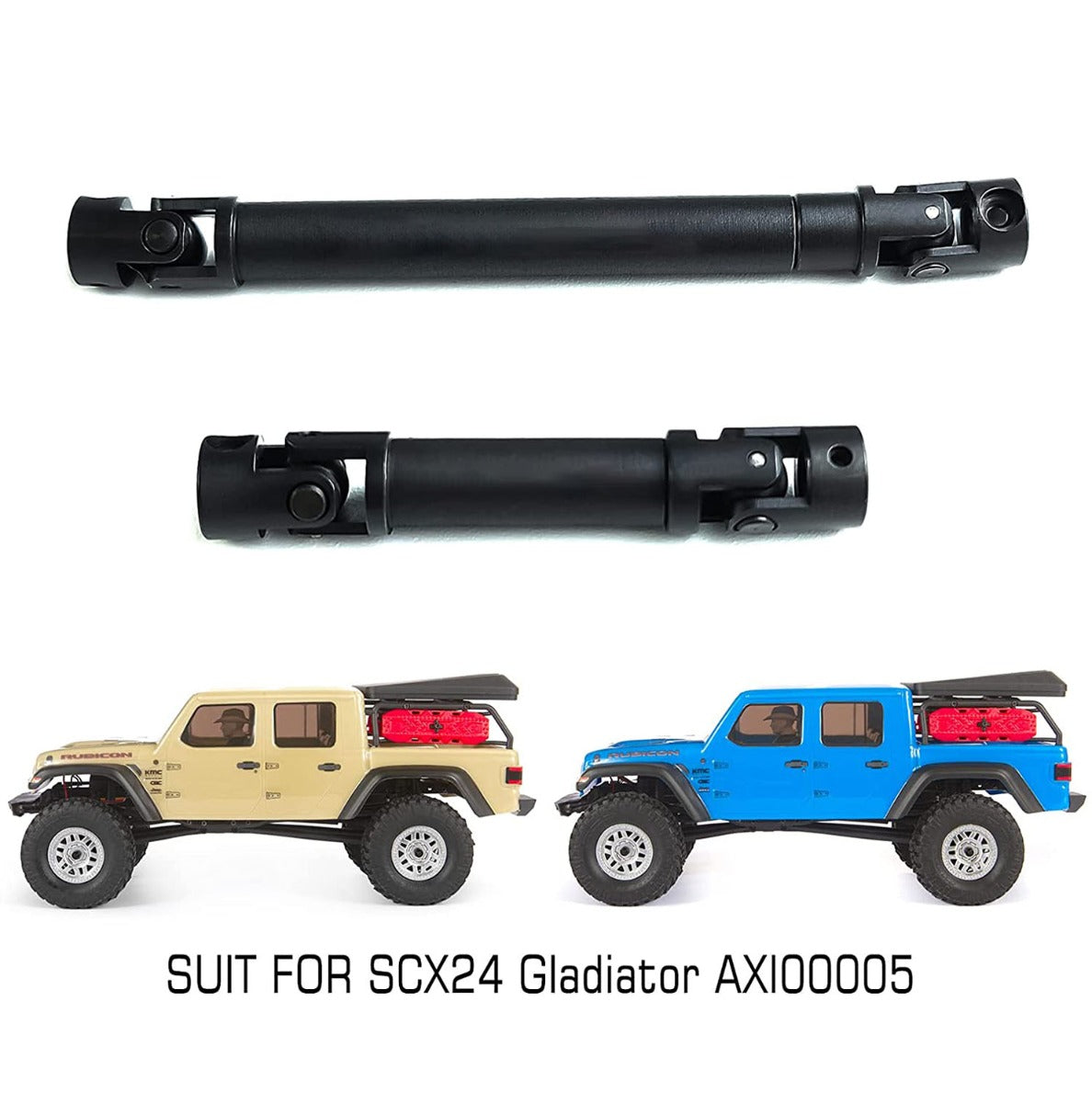 Powerhobby SCX24 Jeep Gladiator Hardened Steel Center Driveshaft Drive Shaft - PowerHobby