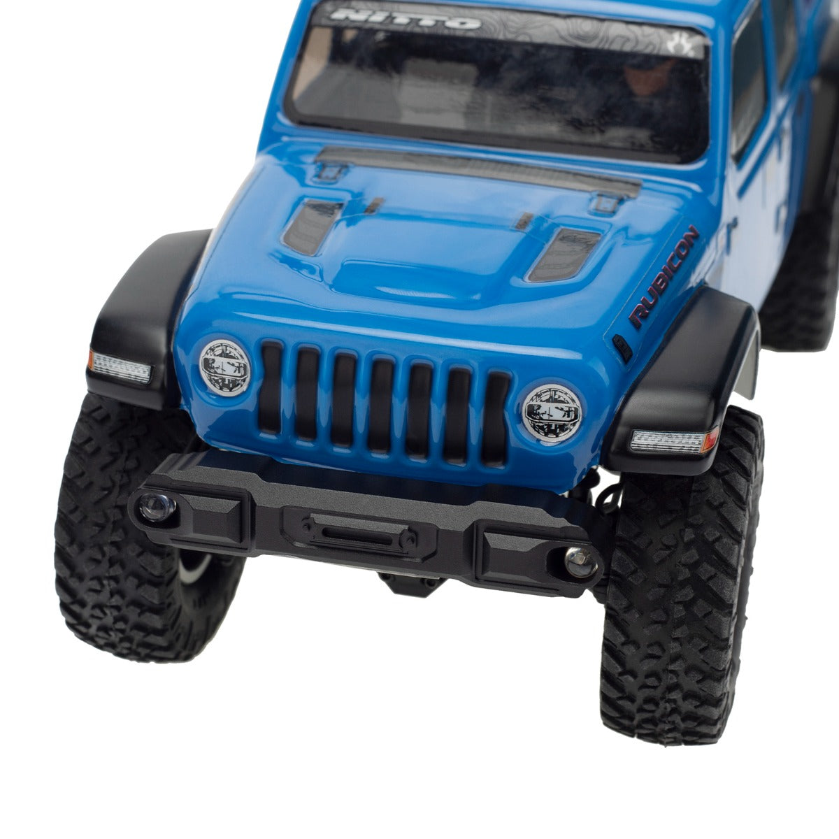 Powerhobby SCX24 Jeep Gladiator Bronco Front Rear Aluminum Bumper with Lights - PowerHobby