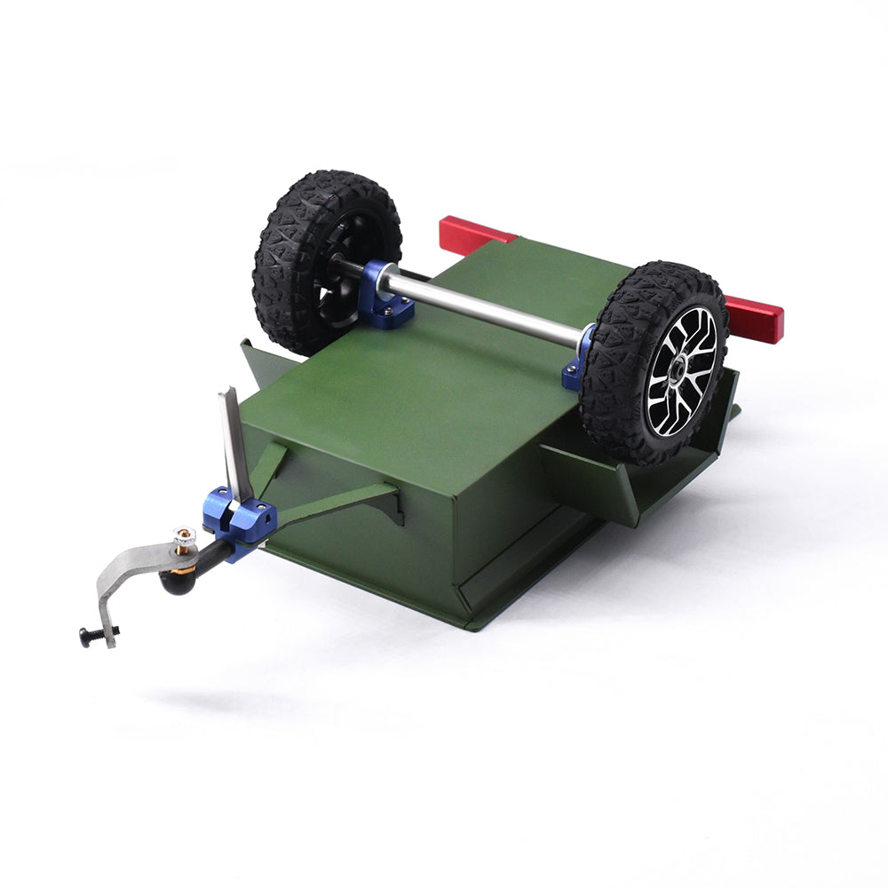 Powerhobby Aluminum Mini RC Crawler 1/24 Trailer GREEN Axial SCX24 / Enduro24 - PowerHobby