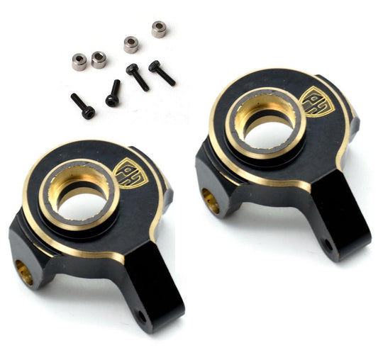 Powerhobby Axial SCX24 Brass Front Steering Knuckles Upgrade Parts - PowerHobby