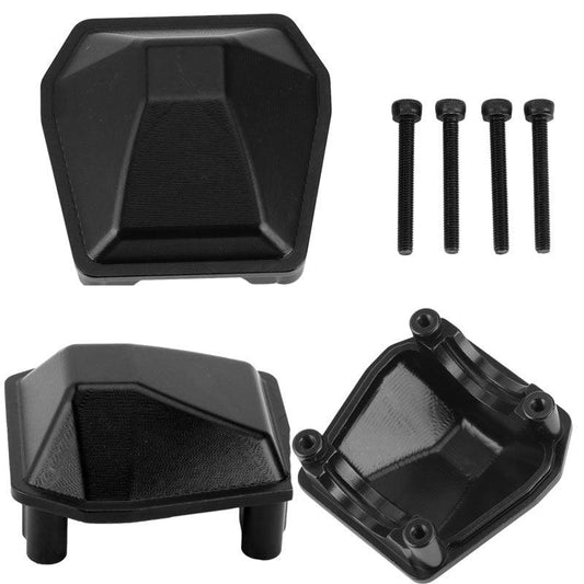 Powerhobby Axial SCX6 Front Rear Aluminum Differential Diff Cover - Black - PowerHobby