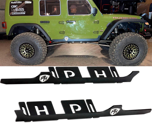Powerhobby Stainless Steel Rock Slider for Axial SCX6 Jeep JLU Wrangler - PowerHobby