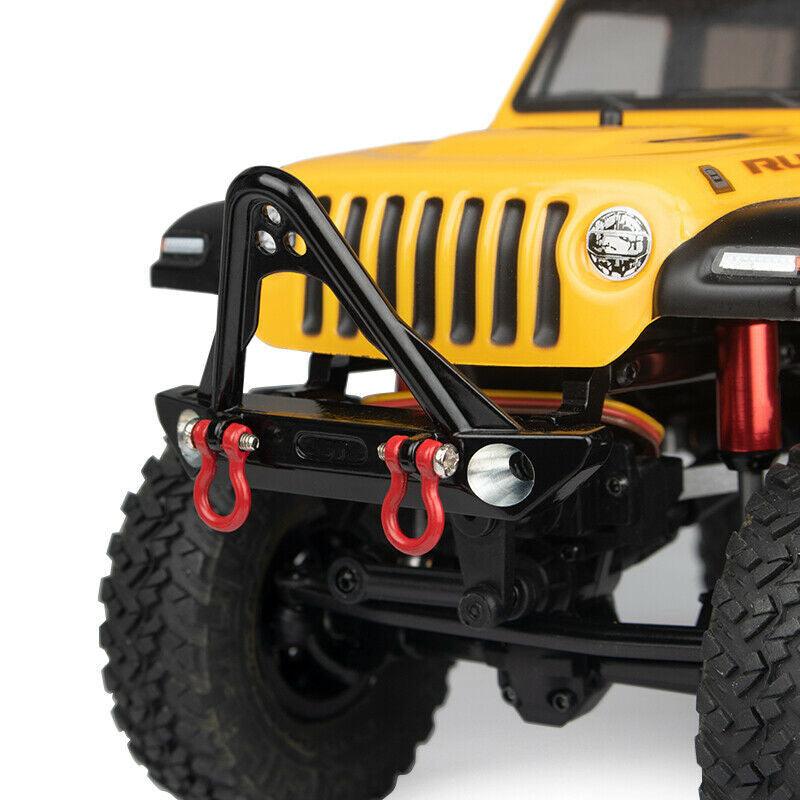 Powerhobby SCX24 Bronco Deadbolt Jeep Aluminum Front Rear Bumper w/ Shackle - PowerHobby