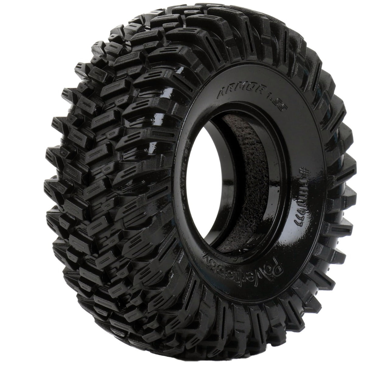 Powerhobby Armor 1.55 Crawler Tires with Dual Stage Soft and Medium Foams - PowerHobby