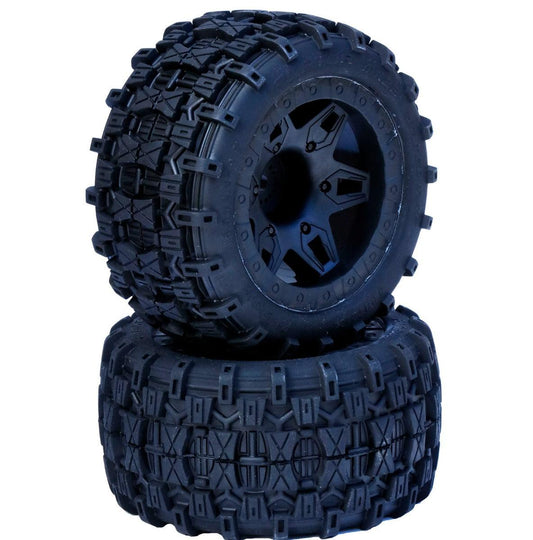 Powerhobby Raptor 2.8 Belted 1/10 Stadium Truck Tires 0 Offset FOR Traxxas Front 2WD - PowerHobby