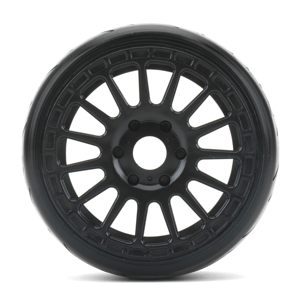 Powerhobby 1/8 GT Atomic Belted Pre-Mounted Tires 17mm Medium Compound - PowerHobby