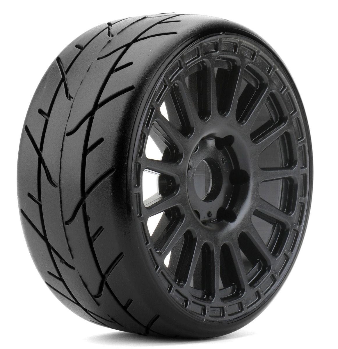 Powerhobby 1/8 GT Diablo Belted Pre-Mounted Tires 17mm Hard Compound - PowerHobby