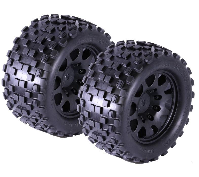 Powerhobby SCORPION XL Belted Tires / Viper Wheels (2) FOR Traxxas X-Maxx 8S - PowerHobby