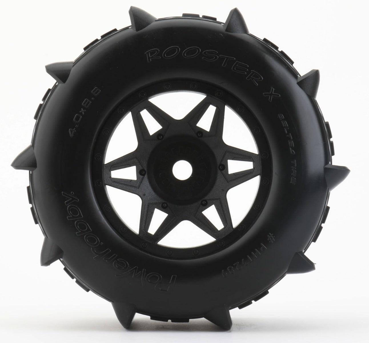 Powerhobby Rooster X Belted Paddle Sand Snow Tires 1/5 FITS Traxxas X-Maxx - PowerHobby