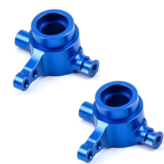 Powerhobby Aluminum Front Steering Knuckles Blue FOR Traxxas Slash 4WD / 4X4 - PowerHobby