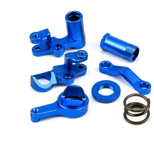 Powerhobby Aluminum Steering Bellcrank Set Blue FOR Traxxas Slash 4WD / 4X4 - PowerHobby