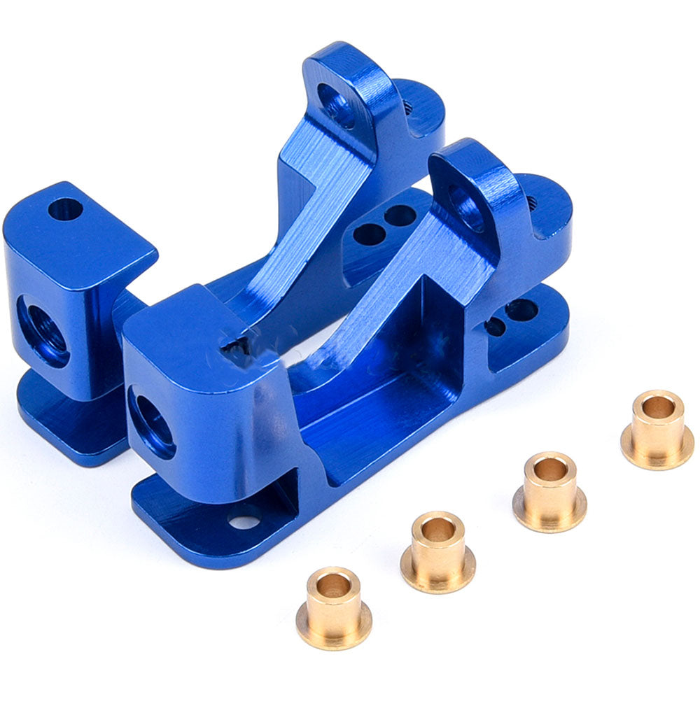 Powerhobby Aluminum Front Castor Blocks Blue FOR Traxxas Slash 4WD / 4X4 - PowerHobby