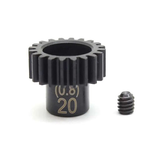 Kyosho PNGS0820 Steel Pinion Gear (20T/0.8M/φ5.0) - PowerHobby