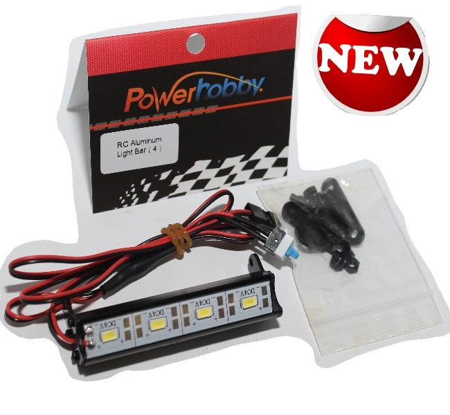 Powerhobby 4 LED 70mm RC Aluminum Light Bar Kit - PowerHobby