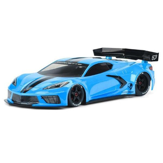 Protoform 1577-00 Arrma Felony & Infraction Corvette C8 Clear Body - PowerHobby