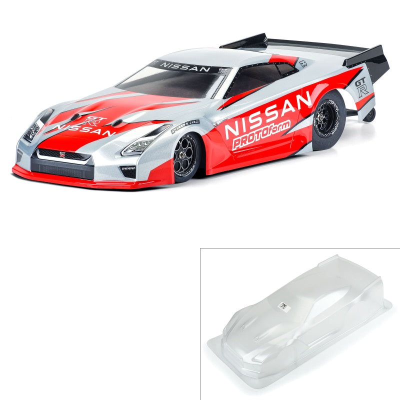 ProtoForm 1585-00 1/10 Nissan GT-R R35 Clear Body Losi 22S Drag Car - PowerHobby