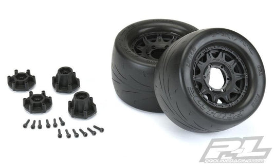 Pro-Line F/R Prime 2.8" Street Tire Mounted on Raid Wheel Traxxas Stampede - PowerHobby