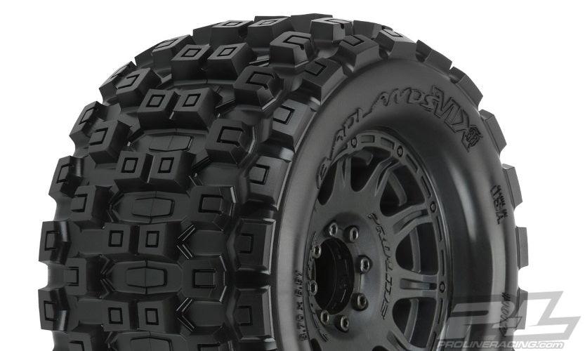 Pro-Line 10127-10 Badlands MX38 3.8" All Terrain Tires Mounted For 17mm MT - PowerHobby