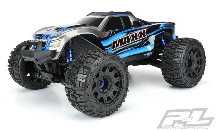Pro-Line Trencher LP 3.8" All Terrain Tires Mounted for 17mm MT Mounted on Raid Black - PowerHobby