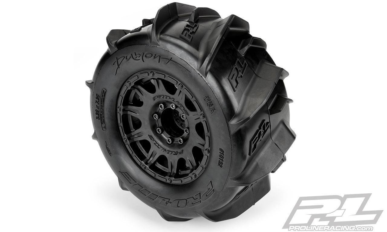 Pro-Line Dumont 3.8" Paddle Sand/Snow Tires Mounted For 17mm MT Traxxas Maxx - PowerHobby