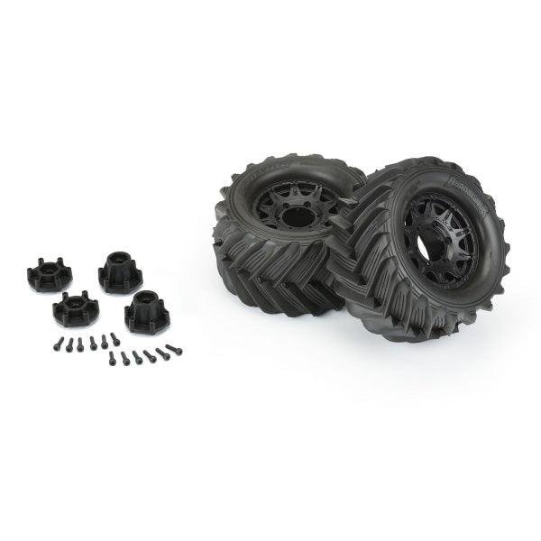 Pro-Line 10196-10 1/10 Demolisher Mounted Tires 2.8" 12MM Stampede 2WD / 4x4 - PowerHobby