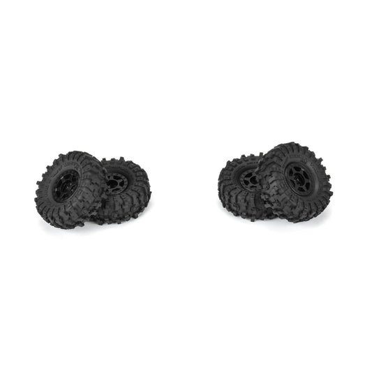 Pro-Line Mickey Thompson Baja Pro X 1.0" Mounted Tires / Wheels (4) Axial SCX24 - PowerHobby