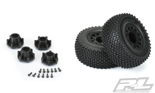 Pro-Line Gladiator SC 2.2"/3.0" M3 (Soft) Off-Road Tires Mounted Traxxas Slash - PowerHobby