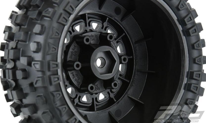 Pro-Line Badlands SC 2.2/3.0 Tires w/Raid Wheels (M2) Traxxas Slash 2wd / 4x4 - PowerHobby