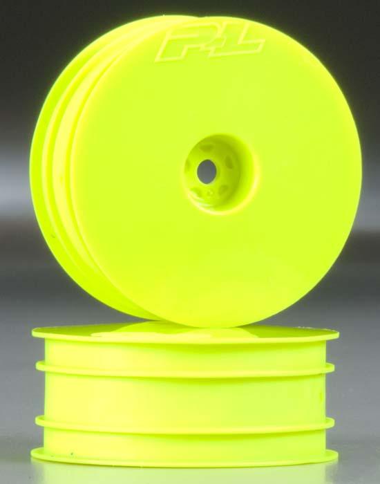 Pro-line 2735-02 Velocity 2.2" Front Wheels w/12mm Hex Yellow (2) - PowerHobby