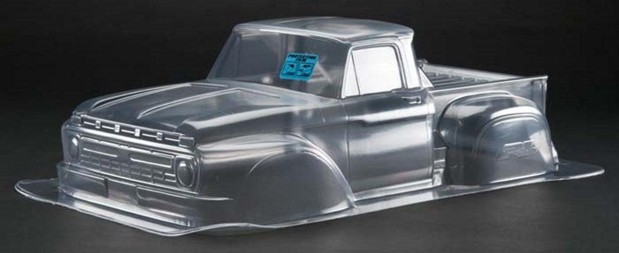 Pro-Line 3408-00 '66 Ford F-100 Clear Body Traxxas Slash / 4X4 Associated SC10 - PowerHobby