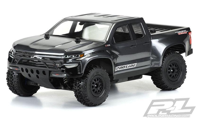 Pro-Line 2019 Chevy Silverado Z71 Trail Boss True Scale SC Body Clear Slash - PowerHobby