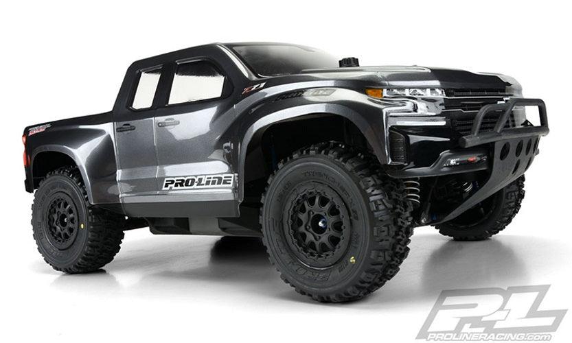 Pro-Line 2019 Chevy Silverado Z71 Trail Boss True Scale SC Body Clear Slash - PowerHobby