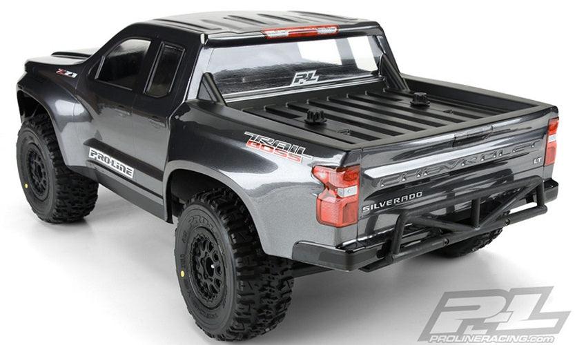 Pro-Line 2019 Chevy Silverado Z71 Trail Boss True Scale SC Body Clear Slash - PowerHobby