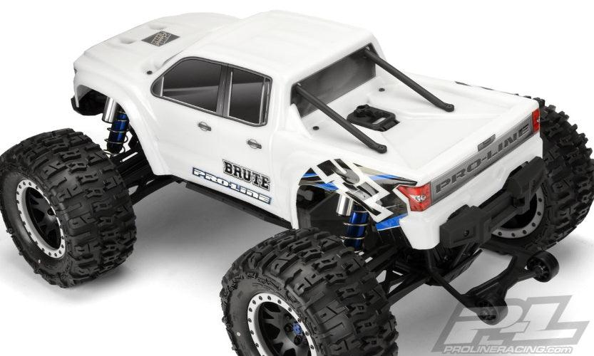 Pro-Line 3513-17 Pre-Cut Brute Bash Armor Body White Traxxas X-Maxx - PowerHobby