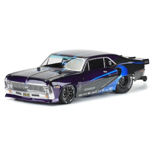 Pro-Line 3531-00 1/10 1969 Chevrolet Nova Clear Body Drag Car - PowerHobby